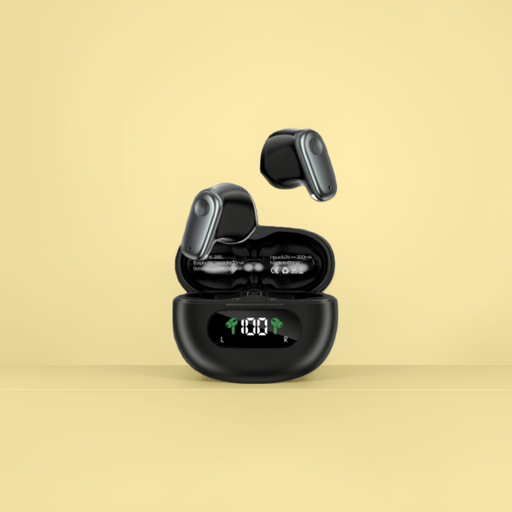 Wireless earphone noise-cancelling Bluetooth 50, high-definition sound quality, long battery life, portable charging case details Picture