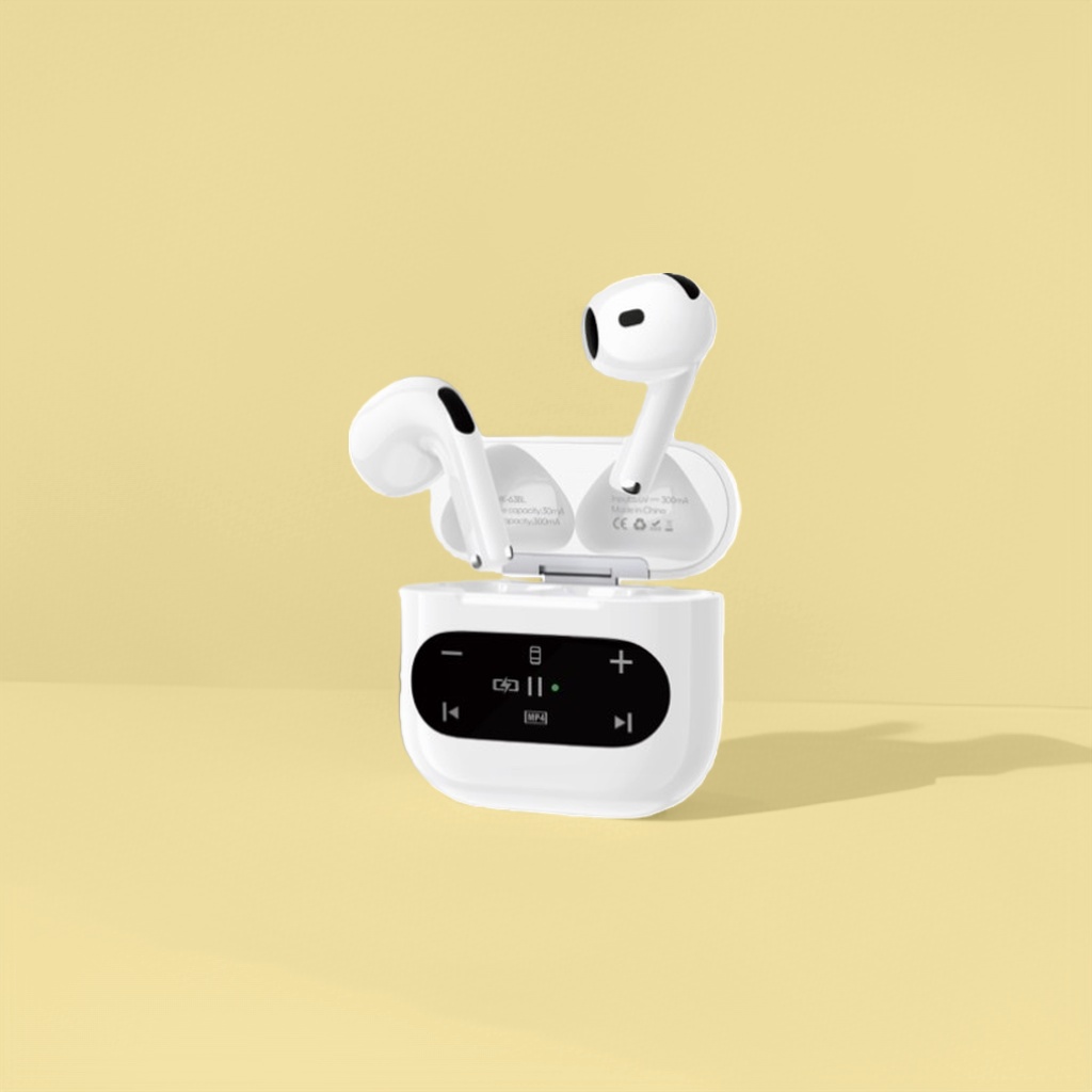 HK-64BL TWS Bluetooth headphones with SIM card, wireless headphones, noise-cancelling Bluetooth 50, high-definition sound quality, long battery life, portable charging case Application Scenario