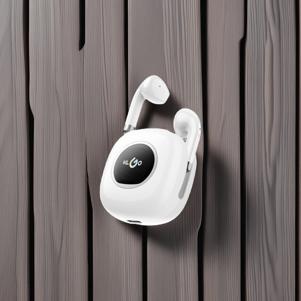 Wireless headphones, Bluetooth 50, high-definition sound quality, noise-cancelling, long battery life, portable charging case