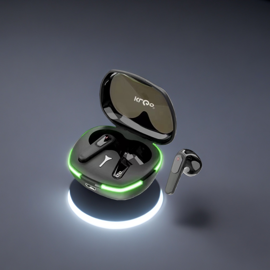 The KLGO wireless headphones with noise cancellation feature Bluetooth 50, high-definition sound quality and long battery life Specification image