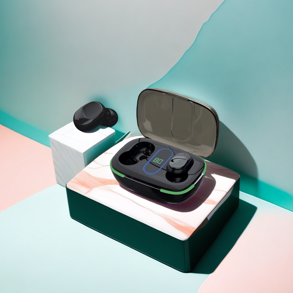 Wireless headphones noise-cancelling Bluetooth 50, high-definition sound quality, long battery life, portable charging case 092839896 Application Scenario