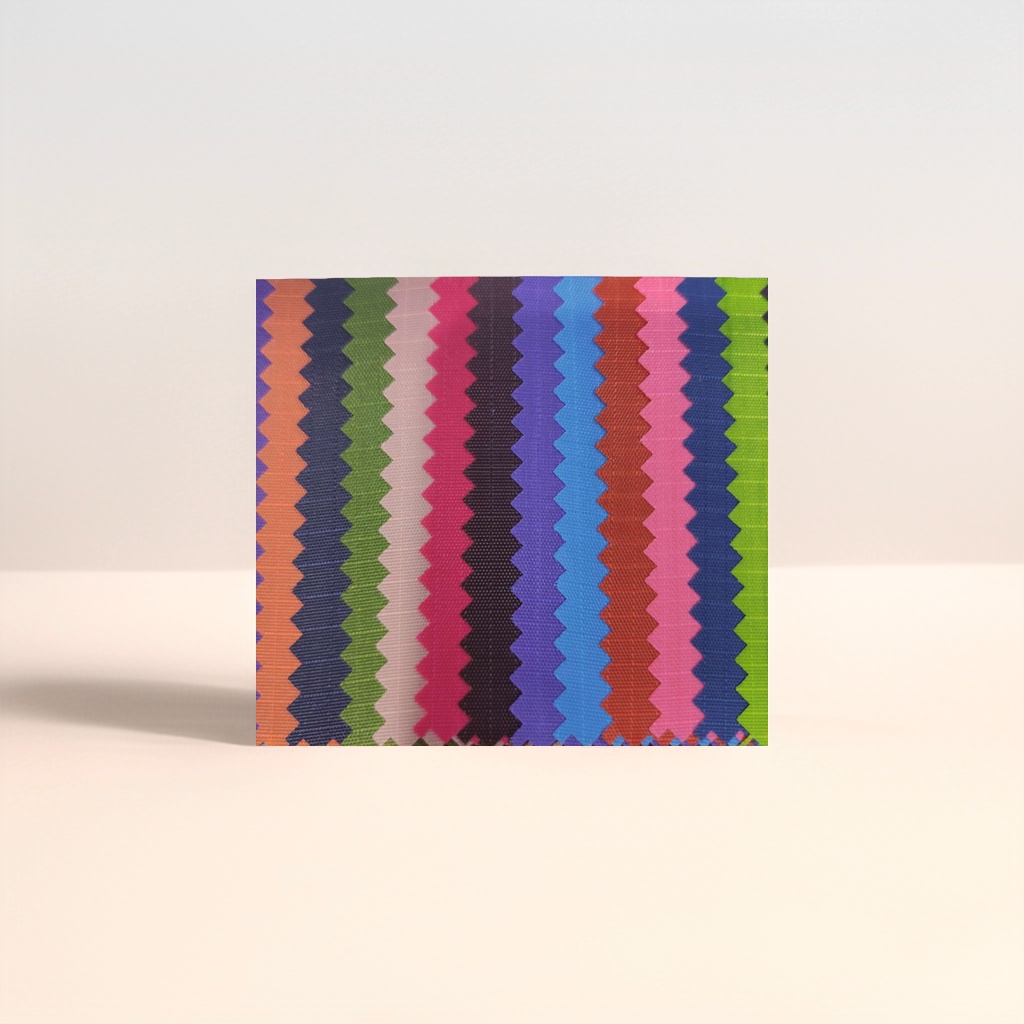 Colorful striped fabric, fashionable patchwork fabric, three-dimensional texture home decoration fabric Application Scenario