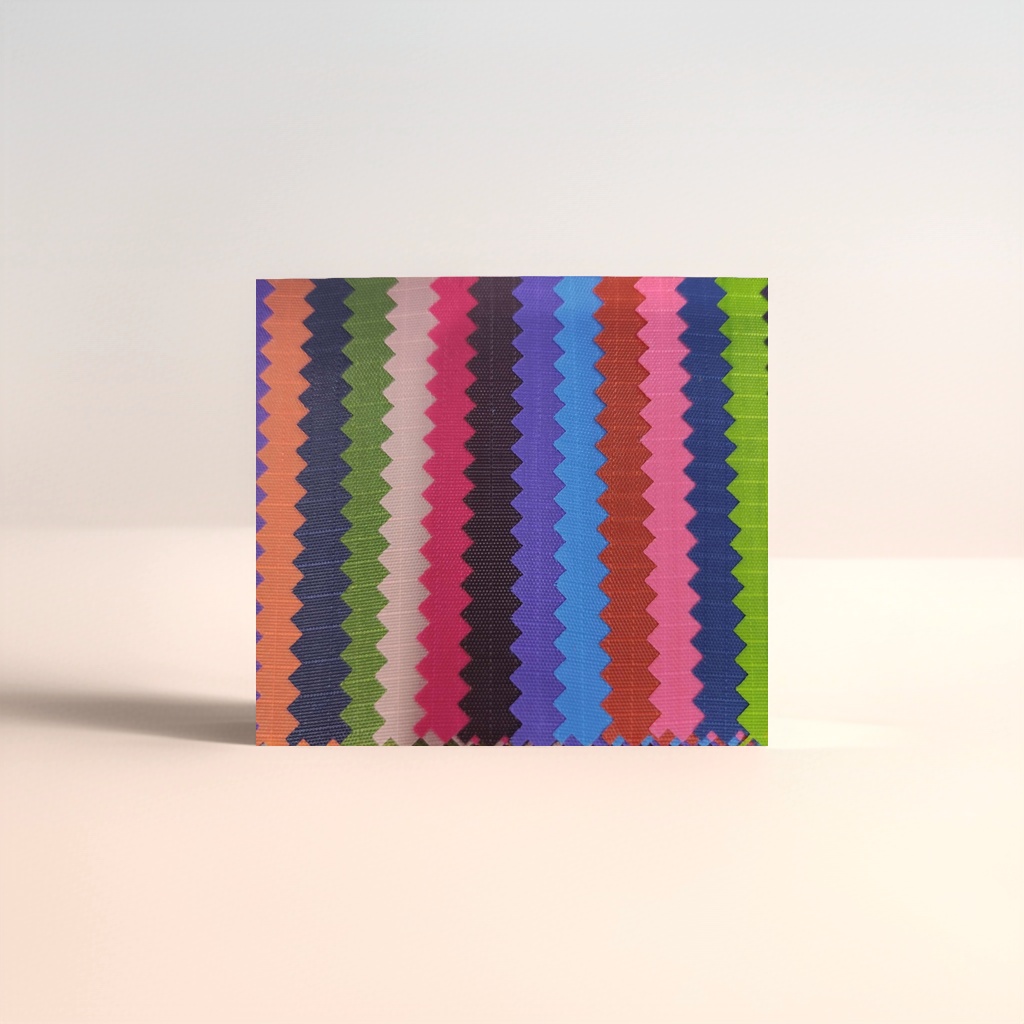 Colorful striped fabric, fashionable patchwork fabric, three-dimensional texture home decoration fabric Specification image