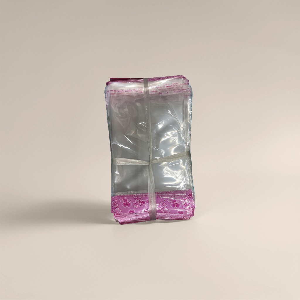 Transparent plastic bag, food-grade large thickened reusable storage bag, 093108321 details Picture