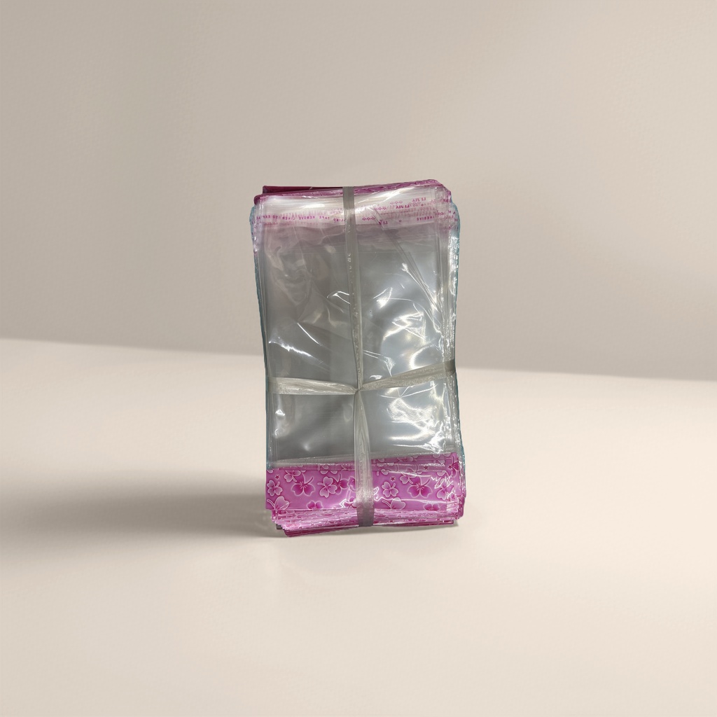 Transparent plastic bag, food-grade large thickened reusable storage bag, 093108321 Specification image