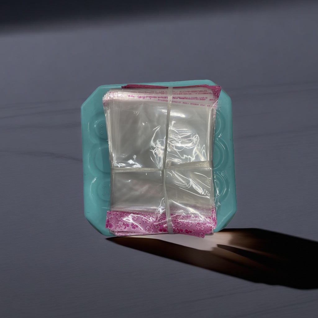 Transparent plastic bag, food-grade large thickened reusable storage bag, 093138295 Specification image