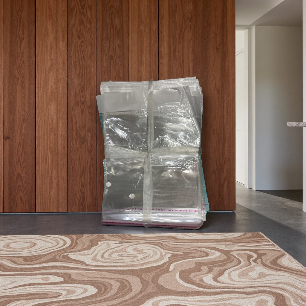 Transparent plastic bag, food-grade large thickened reusable storage bag, 093224009 Specification image