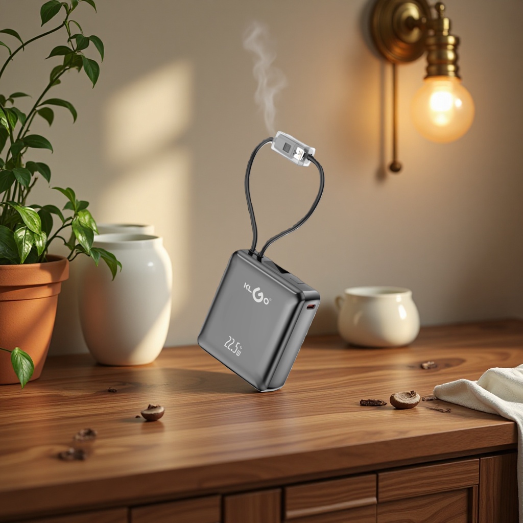 KLGO Portable 22.5W fast charging power bank 10000mAh mobile power bank details Picture