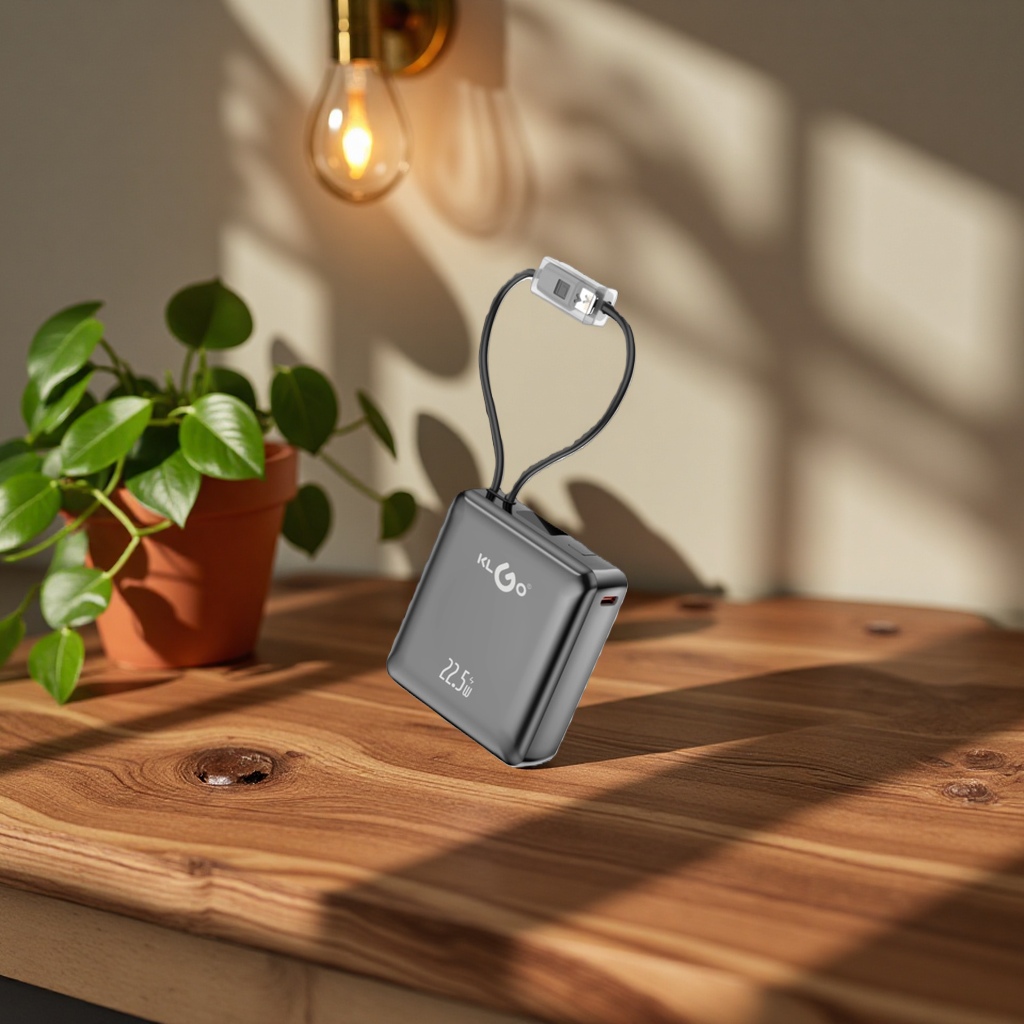 KLGO Portable 22.5W fast charging power bank 10000mAh mobile power bank Specification image