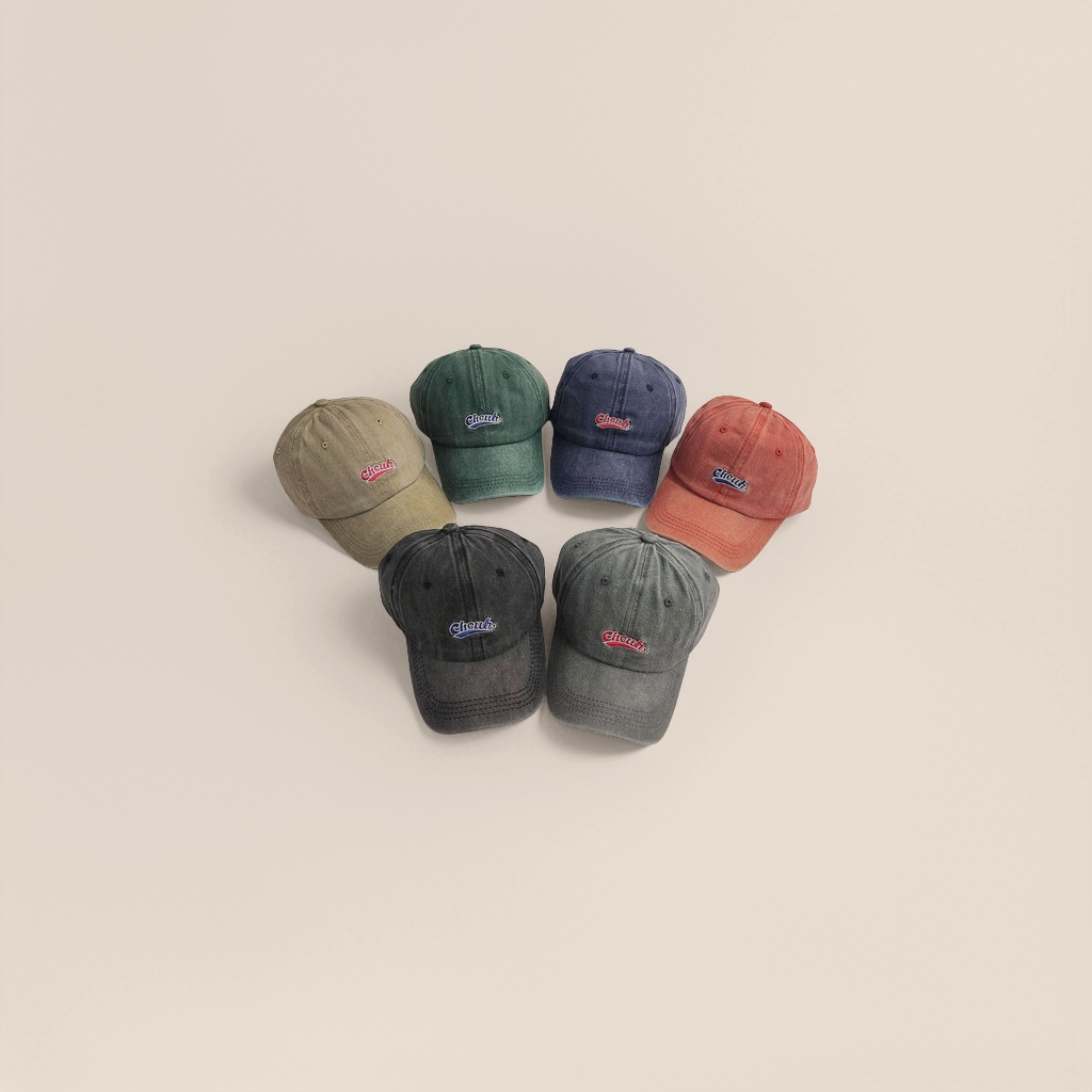 Six-color baseball cap Cicuh embroidered logo set