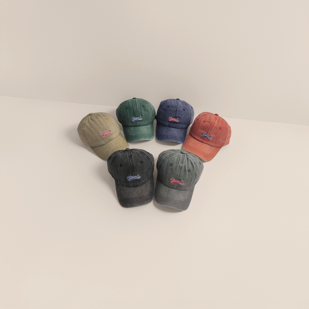 Six-color baseball cap Cicuh embroidered logo set details Picture