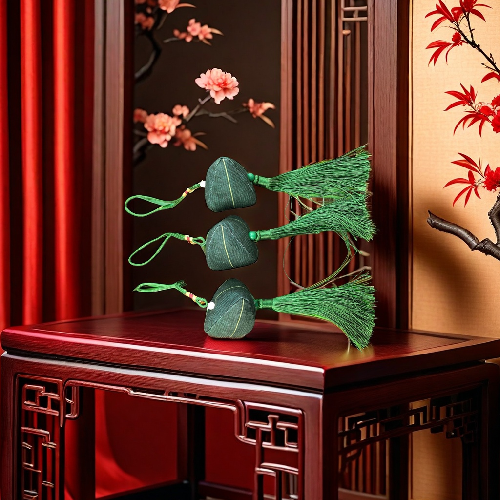 端午节香囊香包手工刺绣香囊空袋香囊绣片产品图