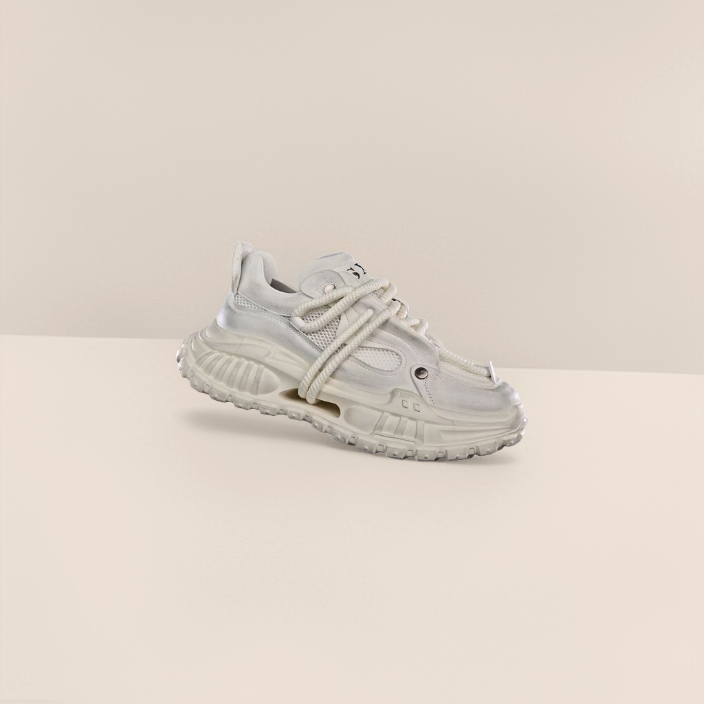 White sports shoes are breathable, comfortable, anti-slip and wear-resistant, suitable for both men and women details Picture