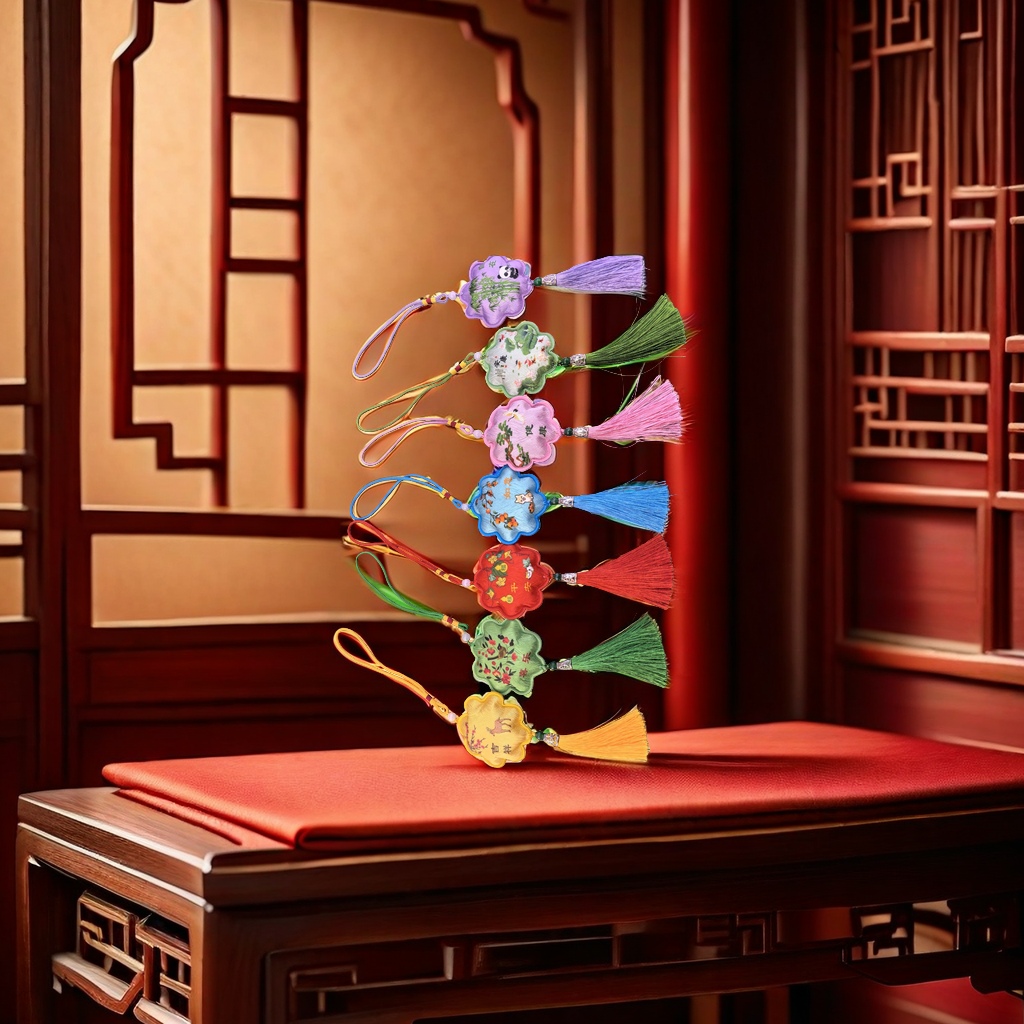 刺绣香囊手工制作端午节传统饰品驱邪避灾清香天然