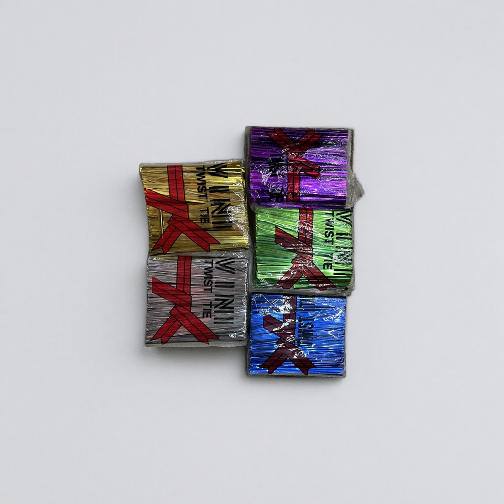 شريط تغليف شفاف مقاوم للانزلاق مقاوم للانزلاق مزود بحزمة معدنية ملونة details Picture
