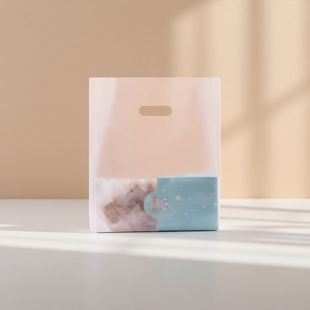 Transparent plastic bags, product packaging bags, reusable eco-friendly bags, large-capacity thickened leak-proof bags Specification image