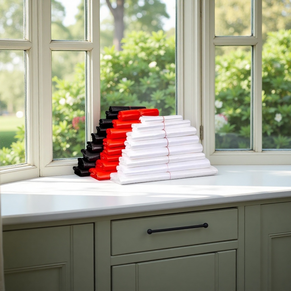 Large-capacity thickened plastic bags, household shopping bags, and fresh-keeping bags for 20 pieces each Specification image