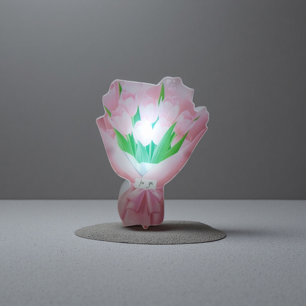 粉色郁金香花束浪漫鲜花送女友生日礼物鲜花配送103601505