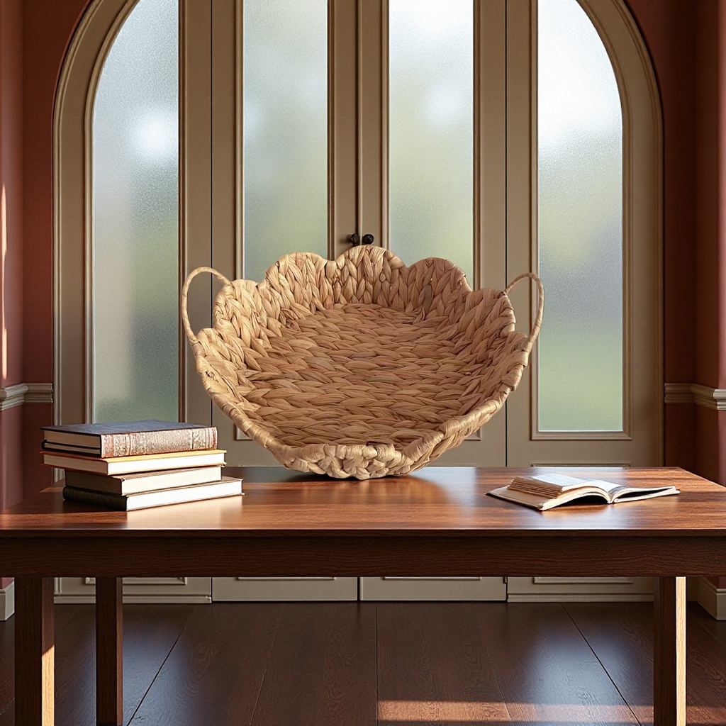 编织篮收纳篮藤编篮子家居装饰篮子多功能篮子