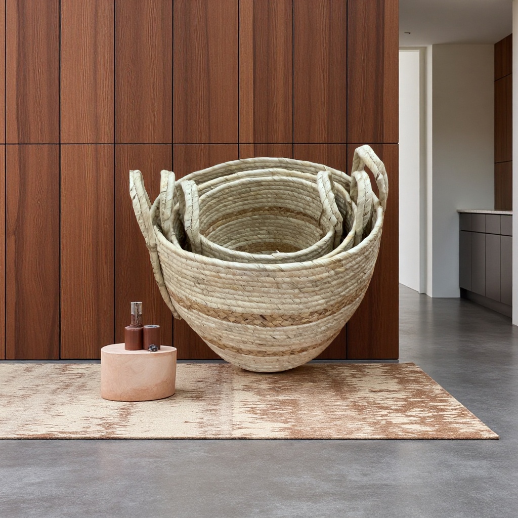 编织篮子细节图