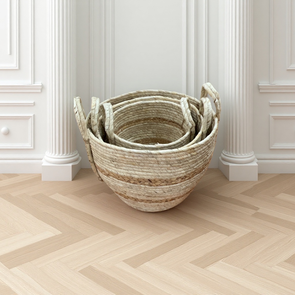 编织篮子收纳筐藤编小篮子家居装饰实用多功能篮子