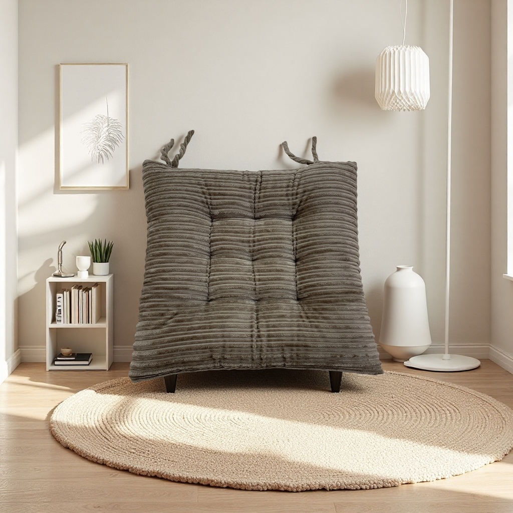 Brown striped car seat cushion, anti-slip and breathable seat cushion, thickened comfortable seat cushion Specification image