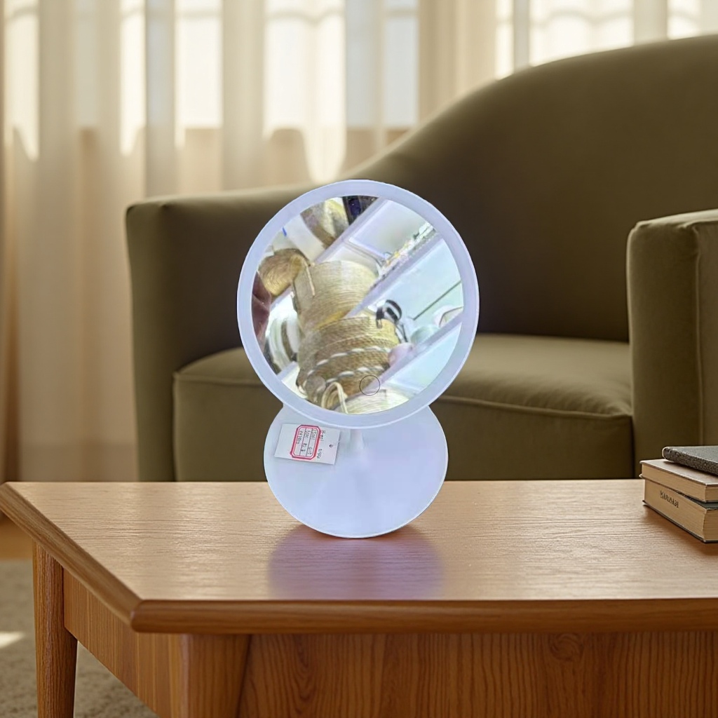 Round mirror, simple and fashionable home decoration mirror, anti-fog bathroom mirror Specification image