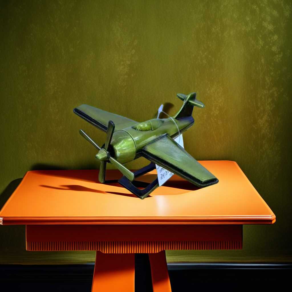 Green aircraft model assembly toys, children's educational building blocks, gifts for boys and girls Application Scenario