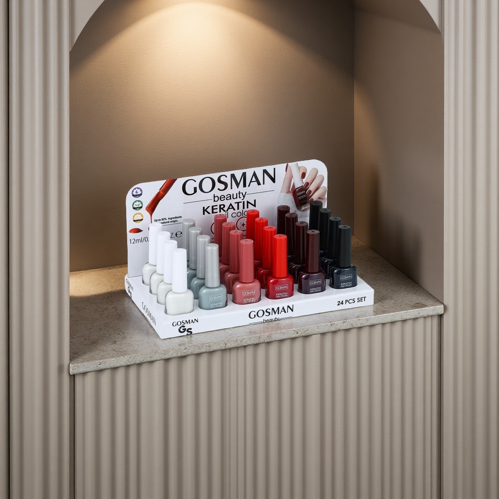 GOSMAN beauty KERATIN Nail Polish 24-piece Nail Tool Set details Picture