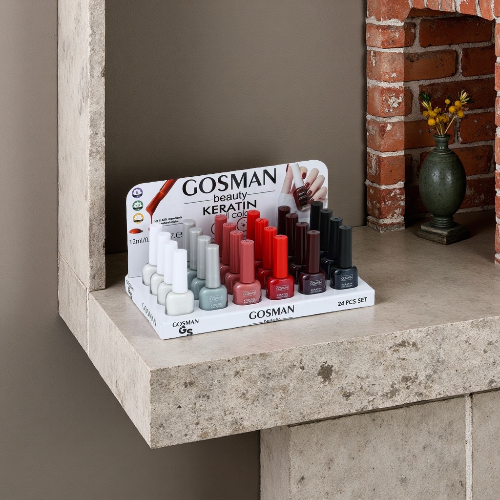 GOSMAN beauty KERATIN Nail Polish 24-piece Nail Tool Set Specification image