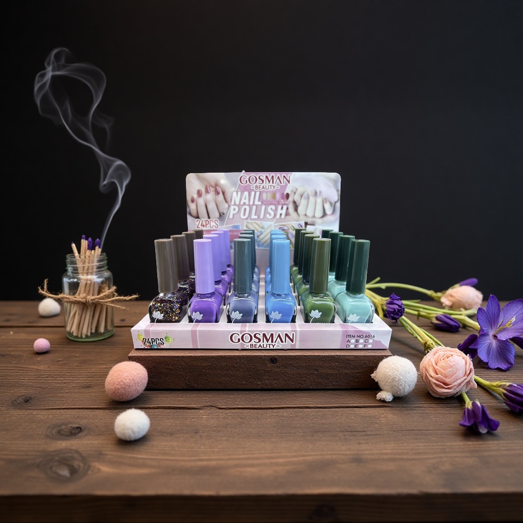GOSMAN Beauty 24-Stick Nail Polish Set: A fashionable makeup and nail art tool combination Application Scenario