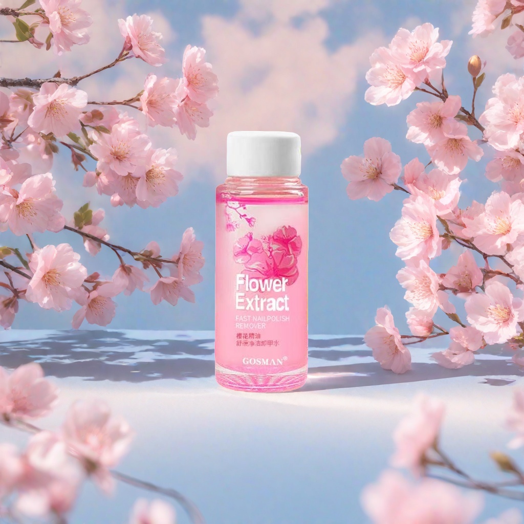 Pink bottle nail polish remover Application Scenario