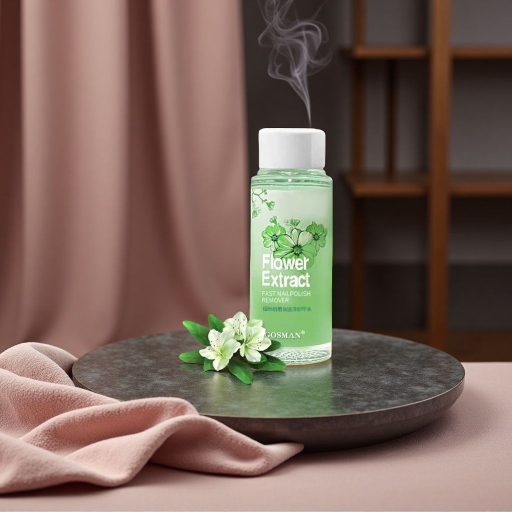 Green plant extract nail polish remover, nail polish remover oil, nail polish remover water is powerful, gentle and does not hurt hands details Picture