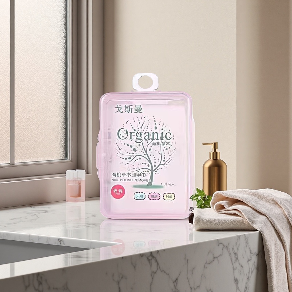 Gosman organic herbal nail Polish remover gently removes stains, cleanses and moisturizes Application Scenario