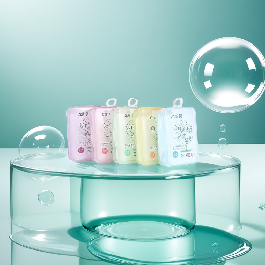 Gosman Organic Basic nail Polish Remover, nail polish remover water, Nail Polish Remover cotton pads details Picture
