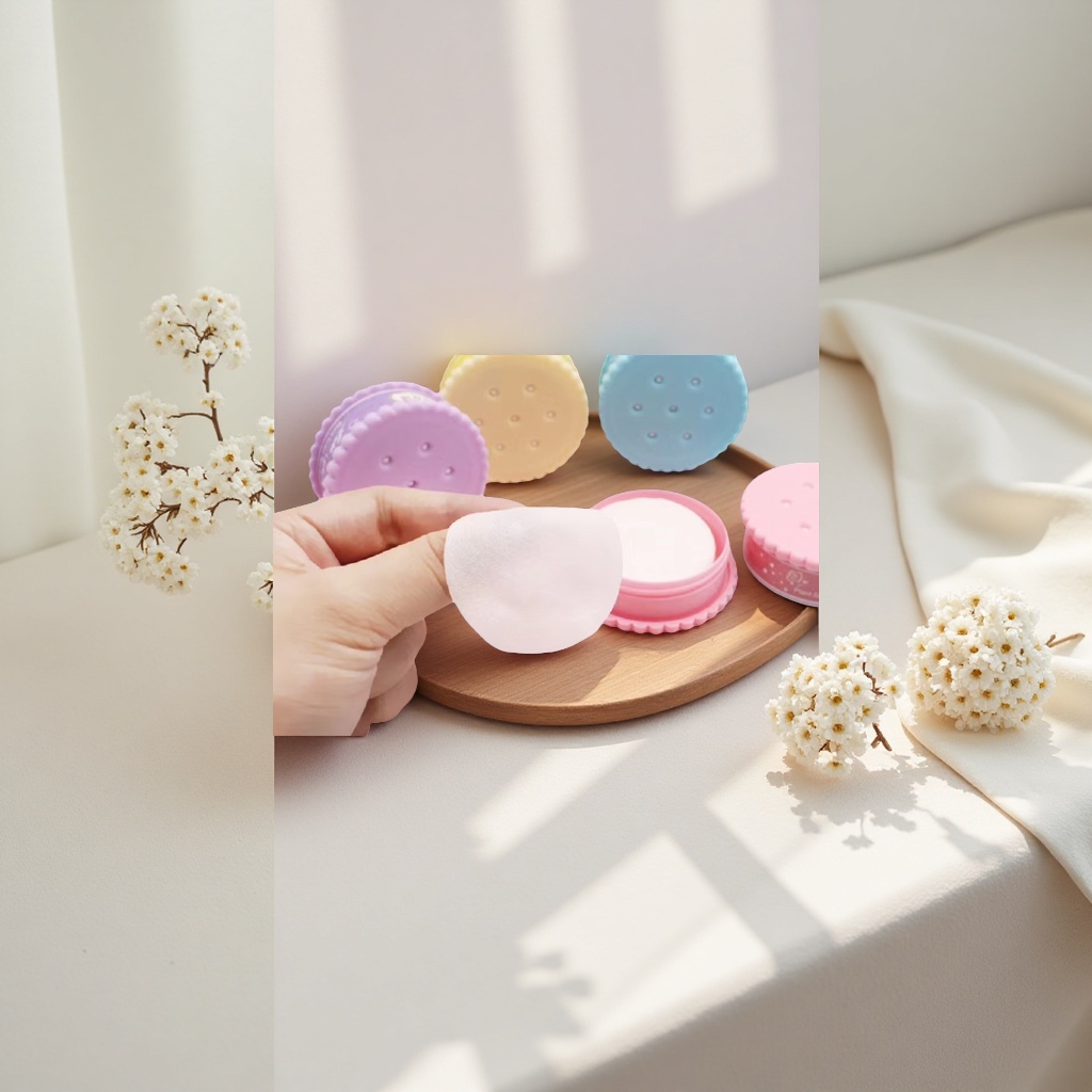 Natural cotton soft makeup cotton, 200 pieces set, soft, water-absorbent, non-fluff, refreshing and moisturizing, for makeup removal Application Scenario