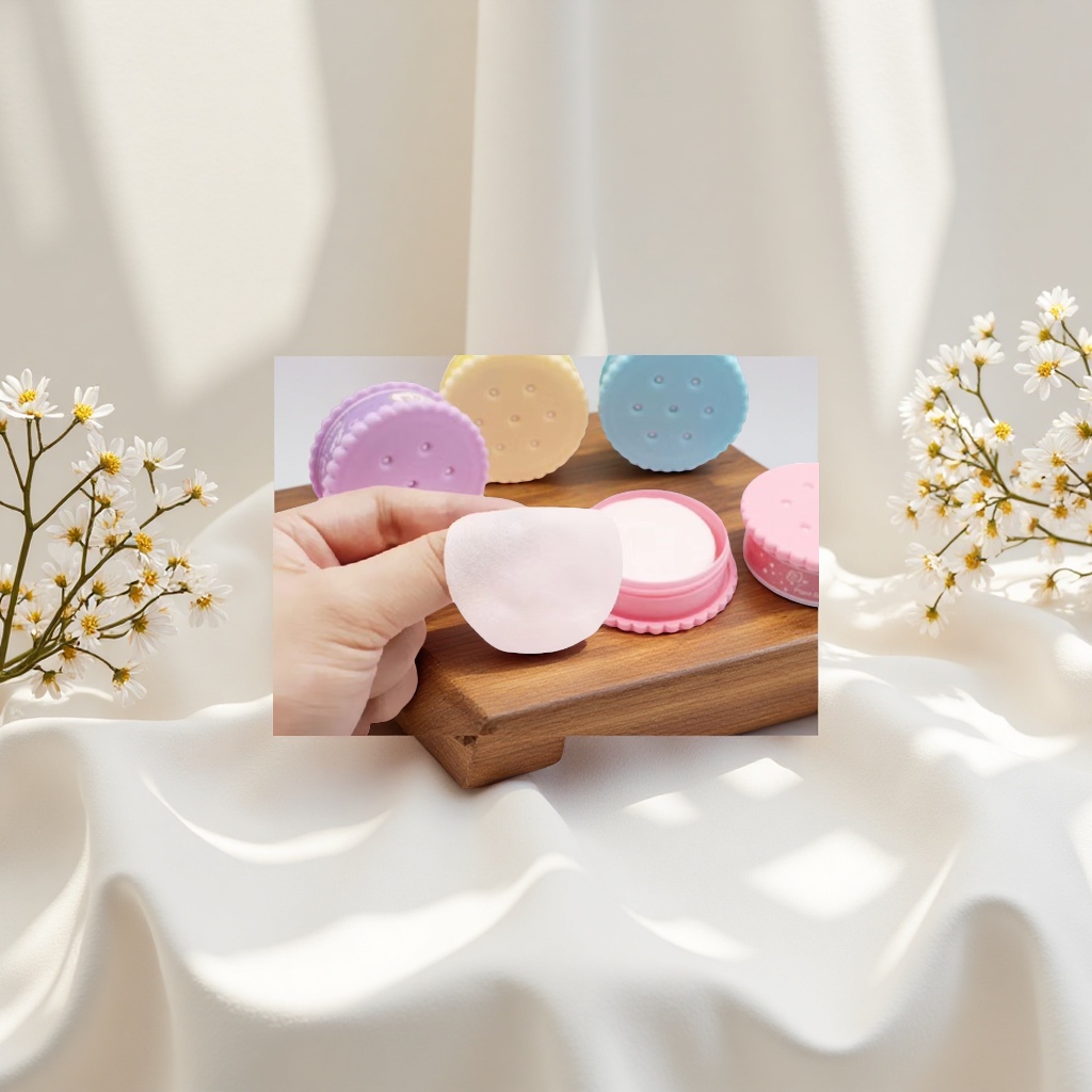 Natural cotton soft makeup cotton, 200 pieces set, soft, water-absorbent, non-fluff, refreshing and moisturizing, for makeup removal details Picture