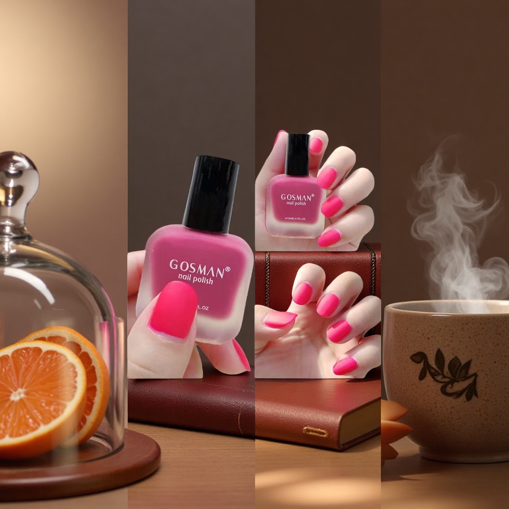 GOSMAN nail Polish bottle's colored nail polish never fades details Picture