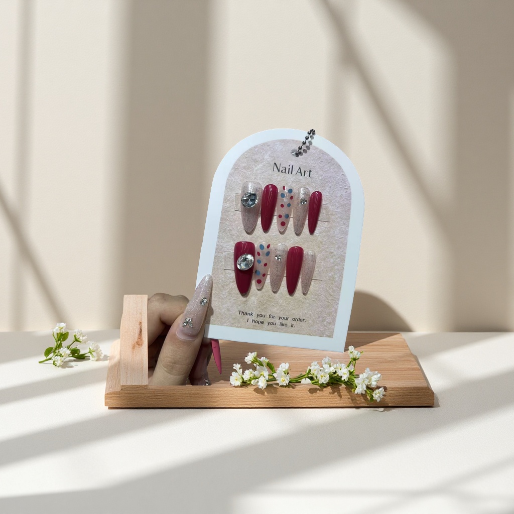 The new design of the detachable nail art false nail set Application Scenario