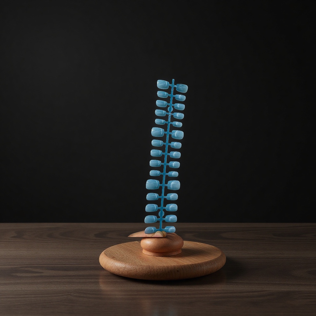 The blue false nail set, false nail nail patches, can remove daily nail care products Application Scenario