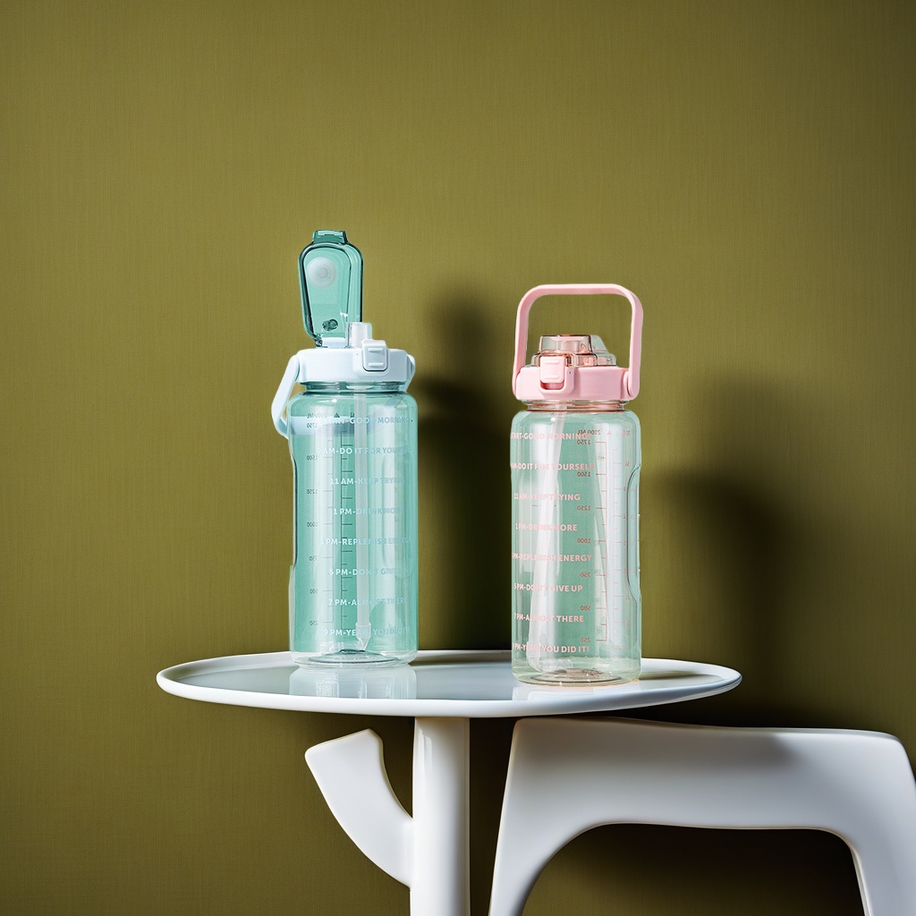 Transparent water bottles are portable drinking containers for daily use Application Scenario