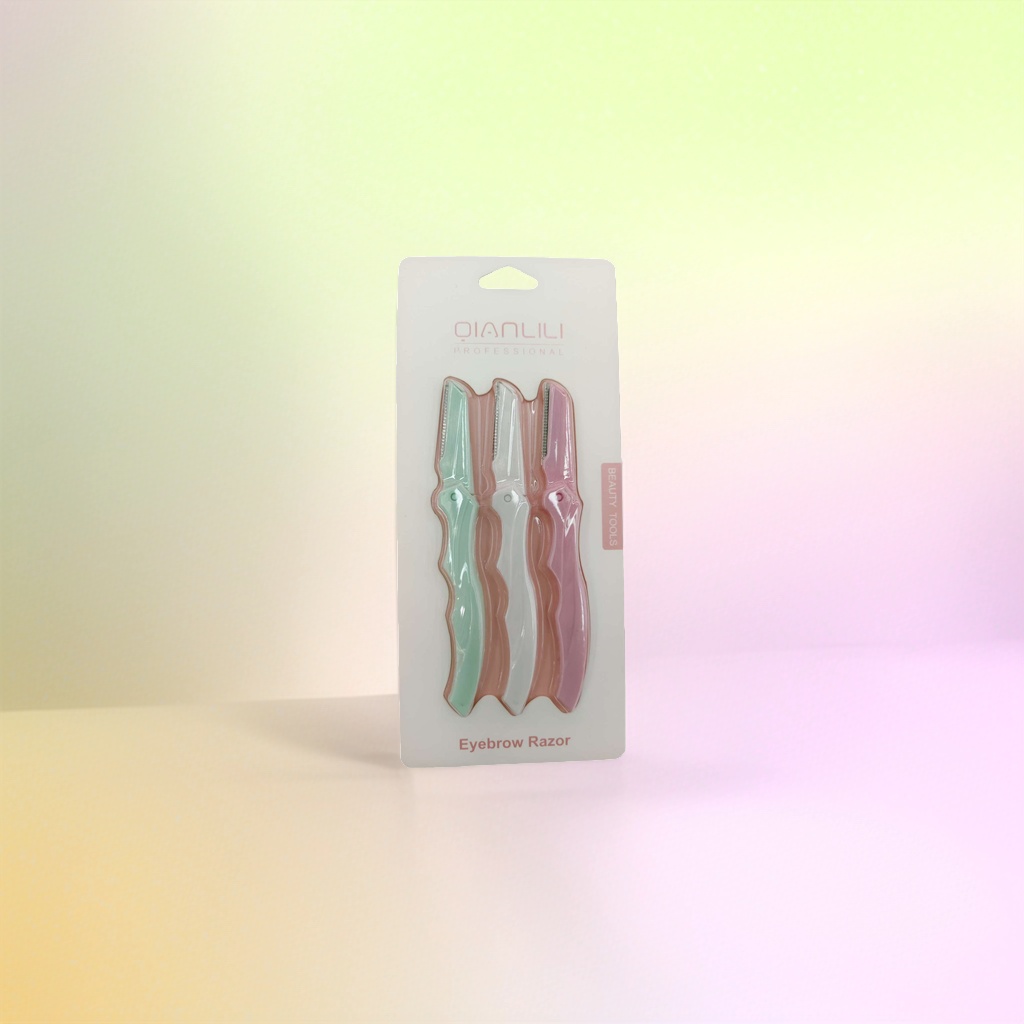 Beauty tools, eyebrow knife, eyebrow shaping knife, fine eyebrow clipper, eyebrow shaping tools, professional eyebrow knife. 131406387 Application Scenario