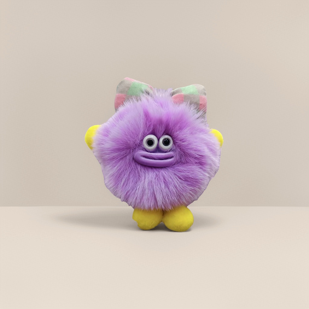 Purple plush toy cute and soft little bear pillow plush doll 132456877