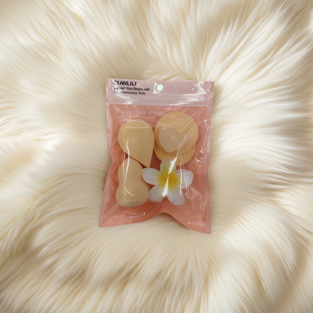 Hot-selling powder puff grab set for beauty egg powder puff, soft and highly absorbent 141141169 Application Scenario