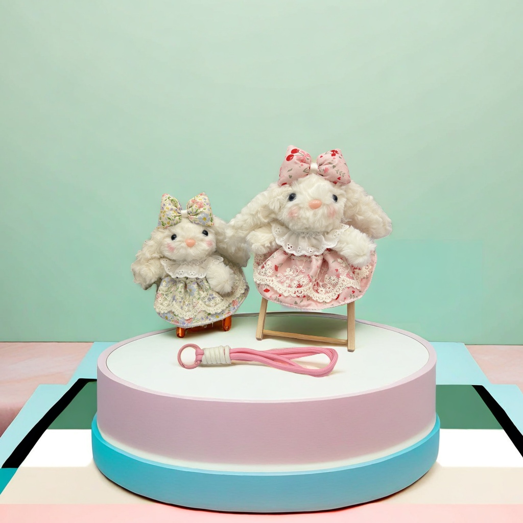 兔子毛绒玩具可爱软萌小兔子玩偶抱枕 plush 休闲装饰毛绒玩具产品图