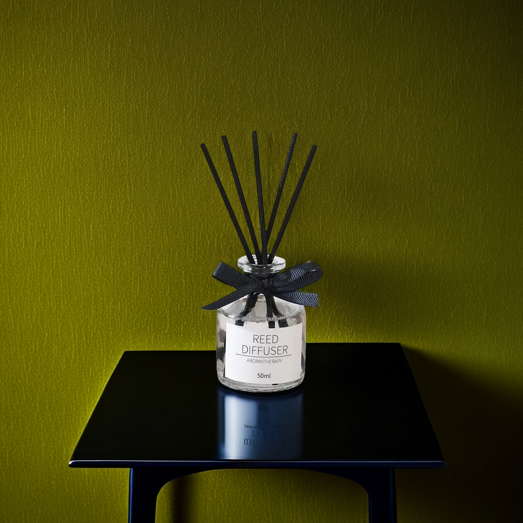 Glass bottle reed diffuser, wooden essential oil diffuser, natural plant fragrance diffuser, flameless diffuser, car diffuser, diffuser Specification image