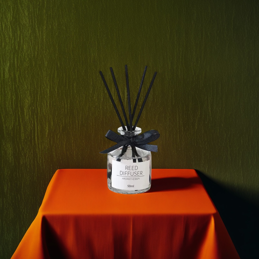 Glass bottle reed diffuser, wooden essential oil diffuser, natural plant fragrance diffuser, flameless diffuser, car diffuser, diffuser details Picture
