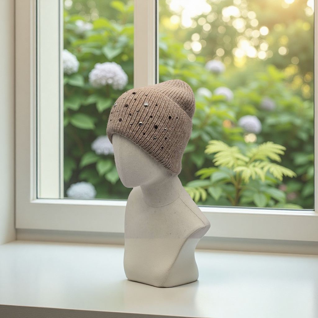 Knitted cap for warmth and thickening, winter woolen cap for both men and women. 155558358 Application Scenario