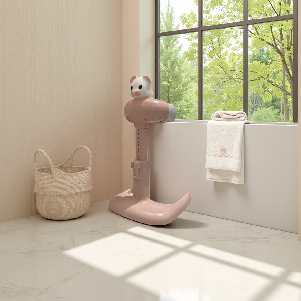Pink little mouse footstool, a bathing wonder for babies Specification image