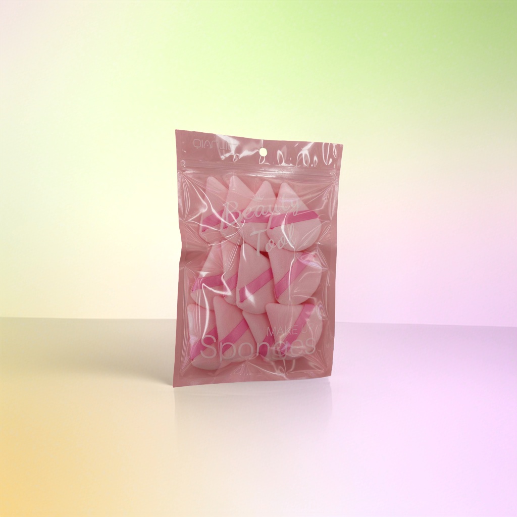 Super soft triangular powder puff, makeup sponge, even makeup application, beauty tool 153144509 Specification image